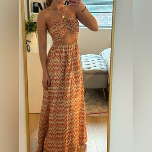 Faithfull the Brand Strapless Dress